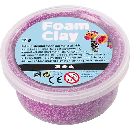 Foam Clay Klei Neon Paars 35 Gram (78925)