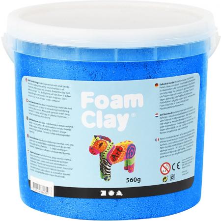 Foam Clay®, 560 gr, metallic blauw