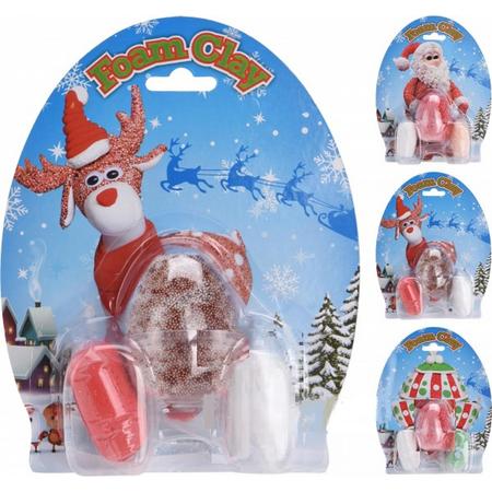 Kerst Klei Set Speelgoed - Kerstman Rendier Sneeuw - Kerstmis Knutselen