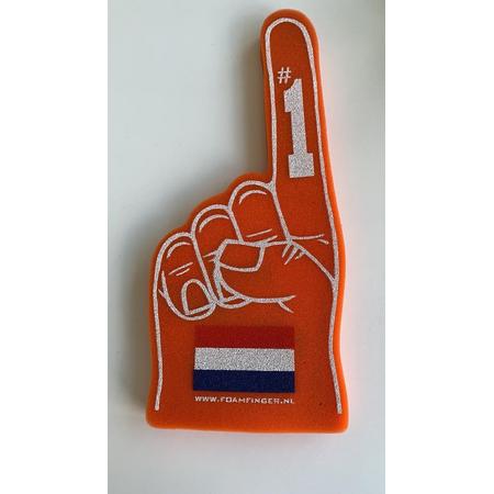 Foam Finger - Oranje - Nederland- Koningsdag- WK - EK - Voetbal - Tennis - Formule 1