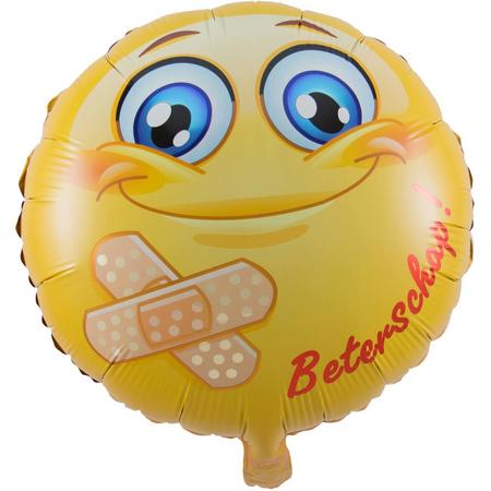 Smiley Beterschap Folieballon - 45cm