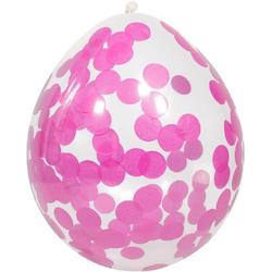 12in/30cm Confetti balloon Pink /4