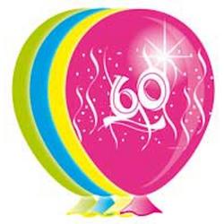 Ballon 60 jaar swirls