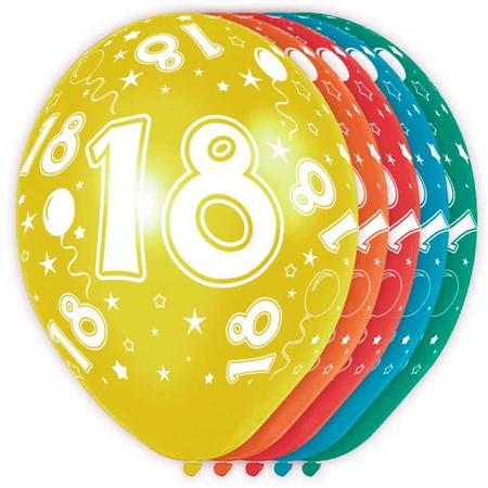 Ballonnen 18 jaar feest