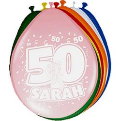 Ballonnen 50 jaar Sarah