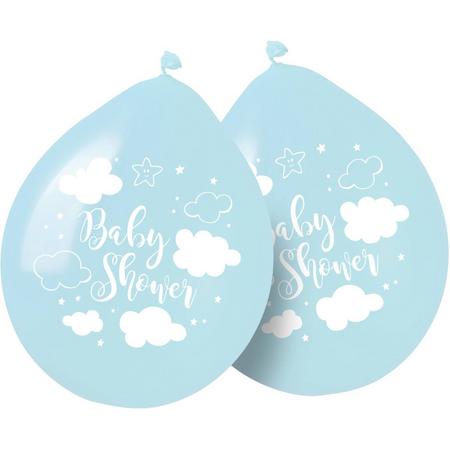 Ballonnen blauw babyshower
