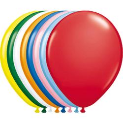 Ballonnen metallic meerkleurig - 30 cm - 100 stuks