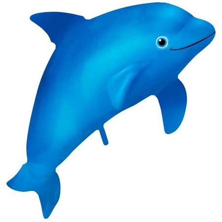 Dolfijn folieballon - 99x70cm