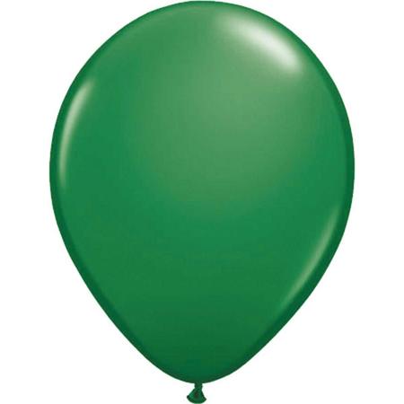 Donkergroene Ballonnen 30cm - 10 stuks
