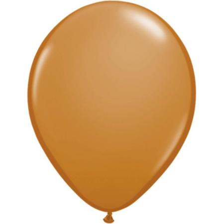 Folat Ballonnen 13 Cm Latex Mokka Bruin 100 Stuks