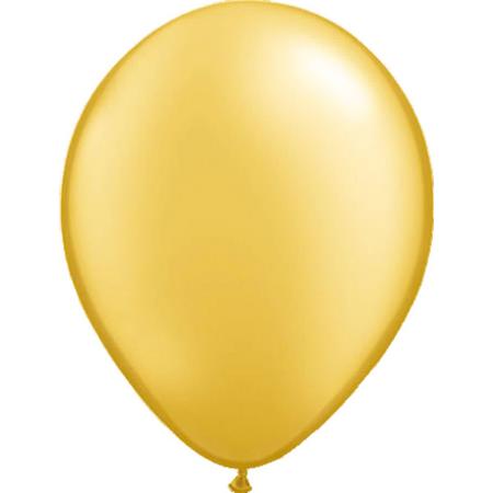 Gouden Metallic Ballonnen 30cm - 100 stuks