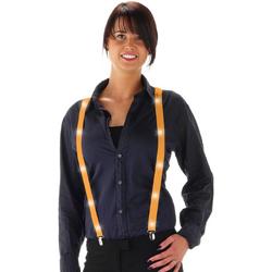 LED Suspenders - Neon Oranje