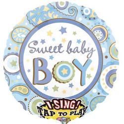 Sweet Baby Boy Sing A Tune Geboorteballon