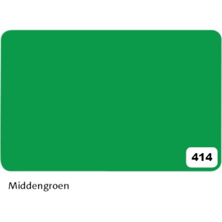 Etalagekarton folia 48x68cm 380gr nr414 middengroen - 10 stuks