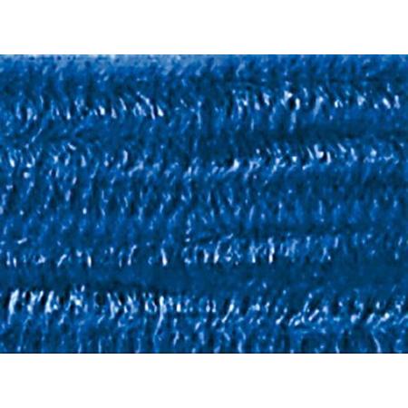 Chenilledraad Folia 50cm lang - 10 stuks middenblauw