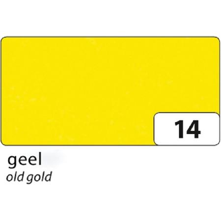 Zijdevloeipapier Folia 50x70cm 20g nr 14 geel
