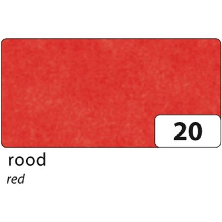 Zijdevloeipapier Folia 50x70cm 20g nr 23 rood