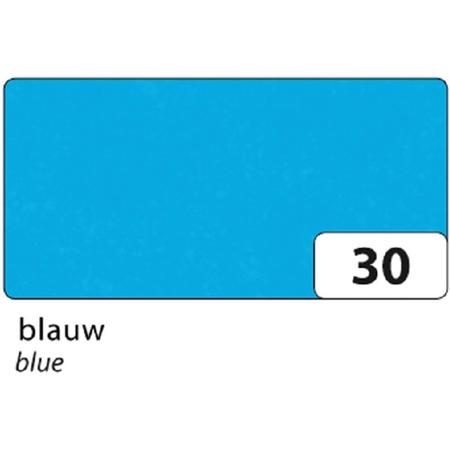 Zijdevloeipapier Folia 50x70cm 20g nr 30 blauw