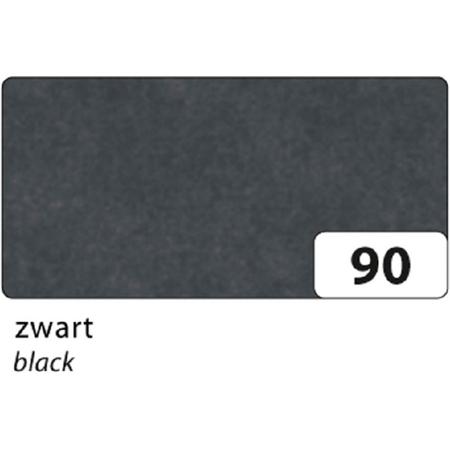 Zijdevloeipapier Folia 50x70cm 20g nr 90 zwart