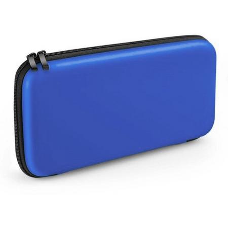 Nintendo Switch Case - Premium opberghoes met extra veel opbergvakken - Tasje / Opberg Case / Cover / Skin / Hoes - Donker blauw