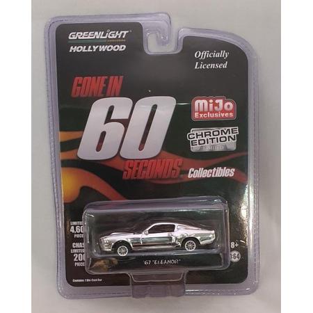 Gone in 60 Seconds: Ford Mustang Eleanor Chrome-Grey 1:64 Scale
