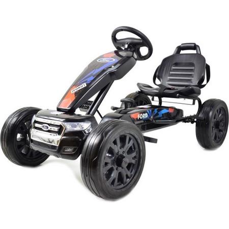 Ford Ranger Skelter/ Trapauto/ Go-Kart (Zwart)