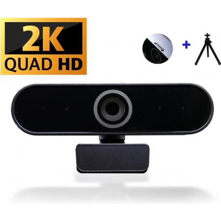 Forexa 2K Webcam – Quad HD – Geschikt voor Windows/Mac OS/Android TV/Linux