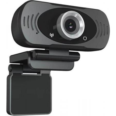 Foresta® HD Webcam inclusief  statief - 1080P - 3MP - Ingebouwde microfoon met Ruisonderdrukking - Windows & Apple - PC/Laptop - Universele klem -