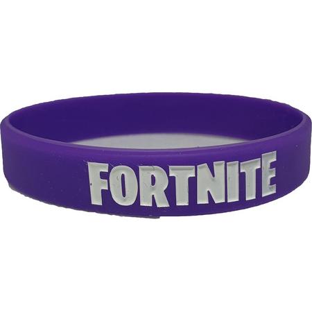 Fortnite Game Accessoire Siliconen Polsbandje Paars Armband