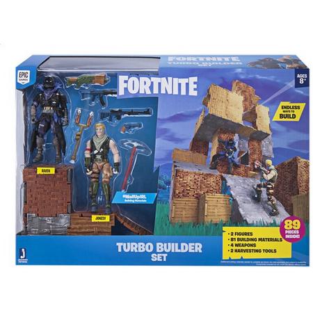 Fortnite Turbo Builder set met Jonesy en Raven - Speelfigurenset