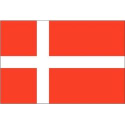 Decoratievlag Denemarken 90 x 150 cm