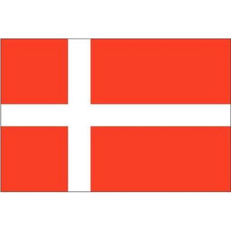 Decoratievlag Denemarken 90 x 150 cm