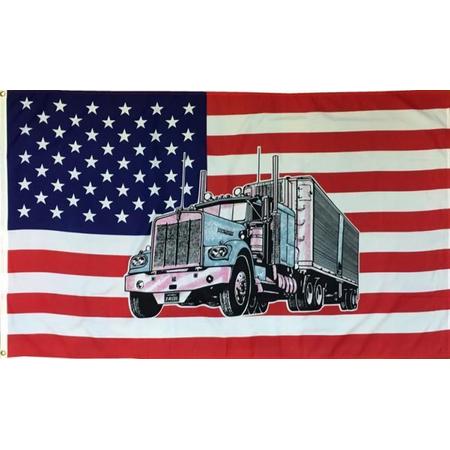 Vlag USA Fuel Truck Blue