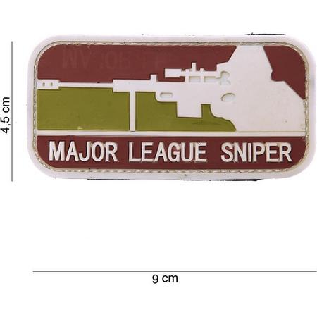Embleem 3D PVC Major league Sniper Arid