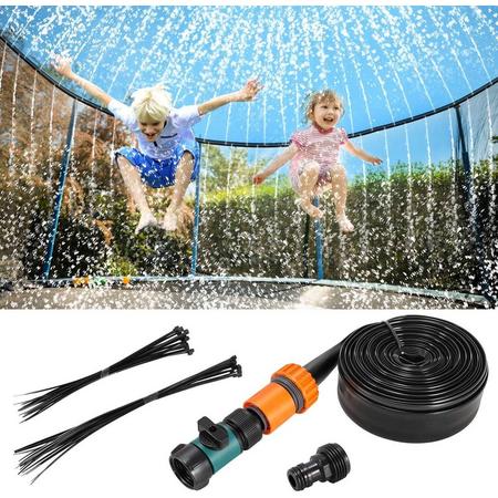 Trampoline sproeier, trampoline sproeier watersproeier trampoline accessoires leuke zomer outdoor waterpark spel voor kinderen (12 m)