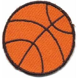 Patch - Strijkembleem - Iron on - Basketbal - 4,5cm