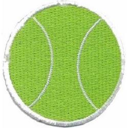 Patch - Strijkembleem - Iron on - Tennisbal - 4,5cm