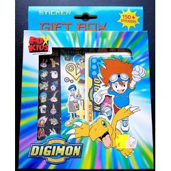 Fox Kids Digimon Sticker gift box, 150 stickers