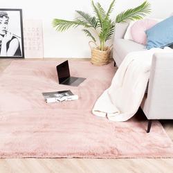 Zacht Hoogpolig vloerkleed - Comfy Roze 80x150cm