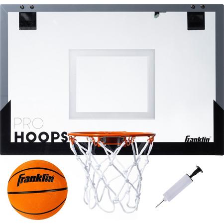 Franklin Pro Hoops XL basketbalset indoor - zwart/wit