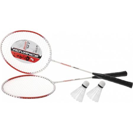 Free And Easy Badmintonset 4-delig Wit/rood
