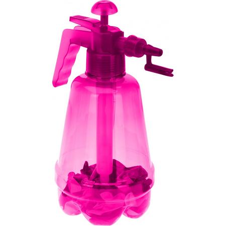Free And Easy Ballonpomp Met 100 Waterballonnen 1,7 L Roze