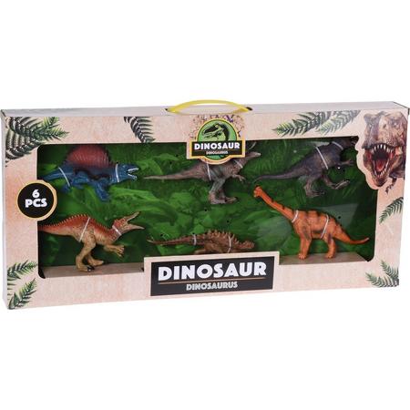 Free And Easy Dinosaurussen Set T-rex 6-delig