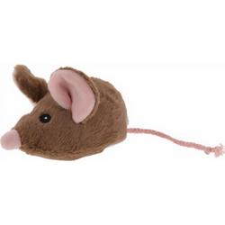 Free And Easy Knuffelmuis 13 Cm Pluche Bruin