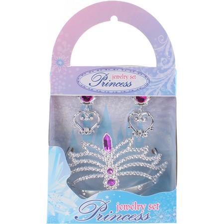 Free And Easy Prinsessenset 3-delig Roze/zilver
