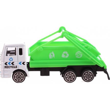 Free And Easy Recycle Vrachtwagen Groen 11 Cm