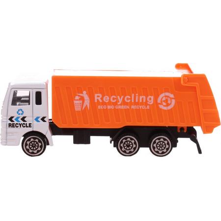 Free And Easy Recycle Vrachtwagen Oranje 11 Cm