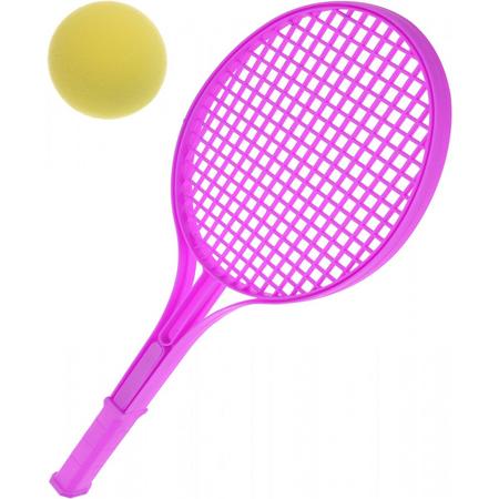 Free and Easy Tennisset Roze 3-delig 54 Cm