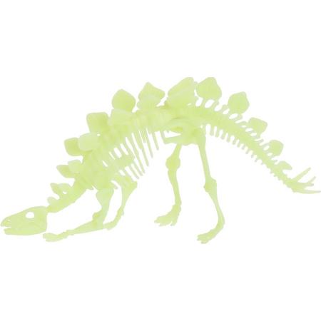 Free And Easy Dinosaurus Bouwpakket Glow In The Dark 12-delig