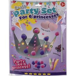 Free And Easy Knutselset Craft Prinses Meisjes Zilver/roze